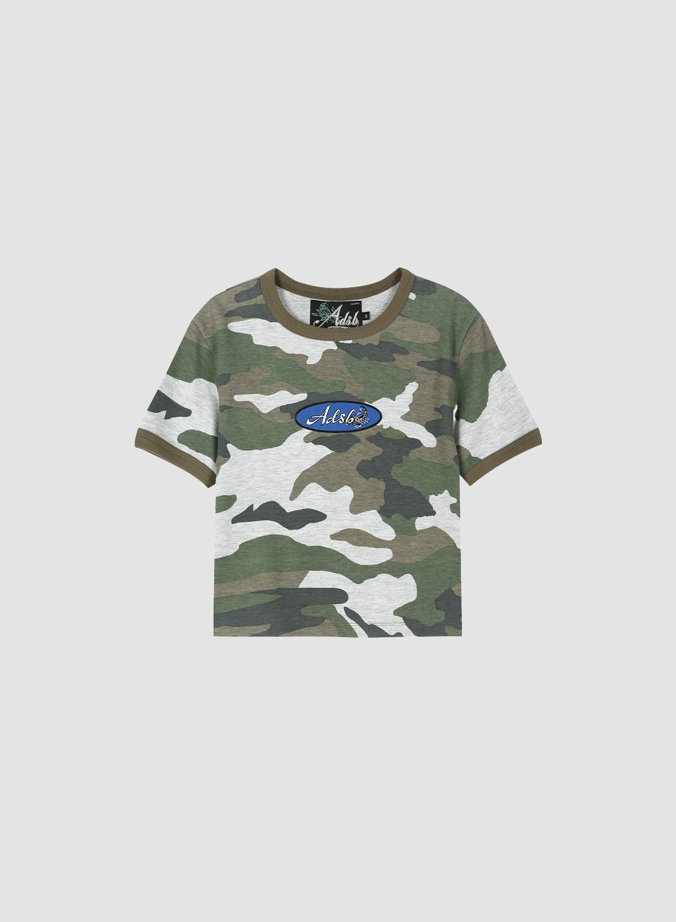 T-shirt Camouflage Baby Ringer