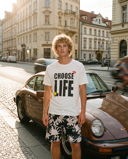 T-shirt Choose Life White