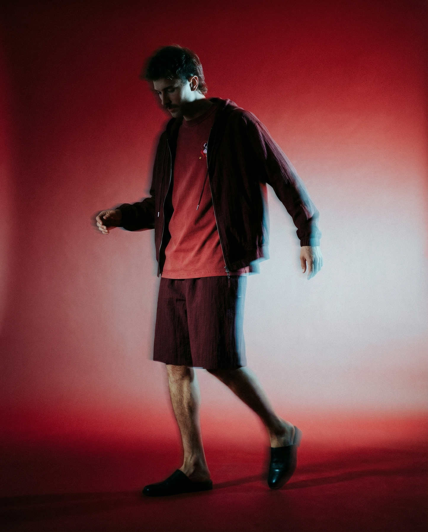 Bunda Mesh Bordeaux