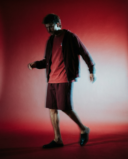 Bunda Mesh Bordeaux