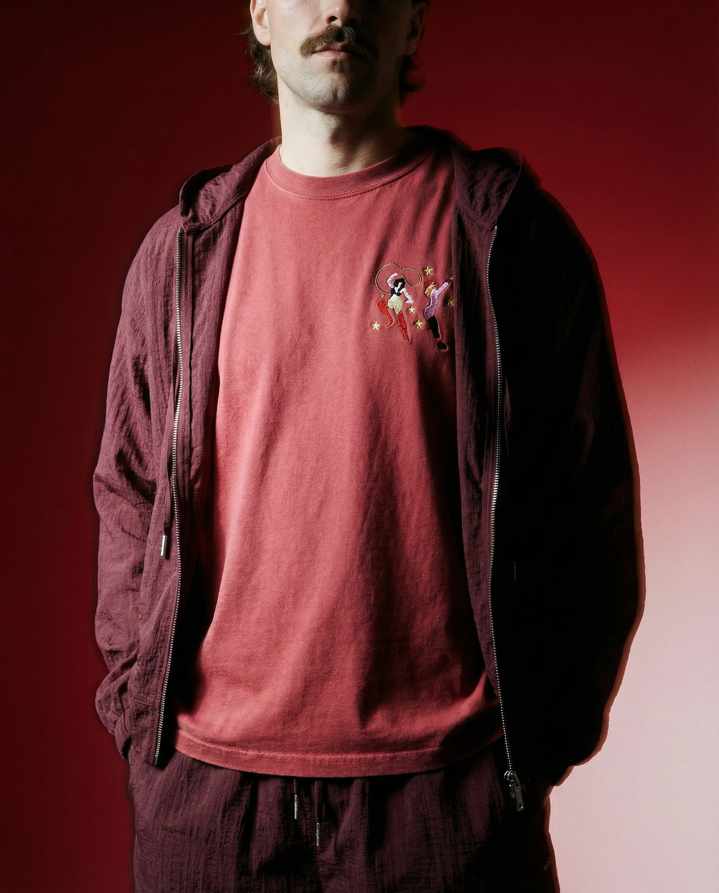 Bunda Mesh Bordeaux