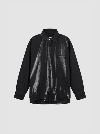 Shirt Black Denim