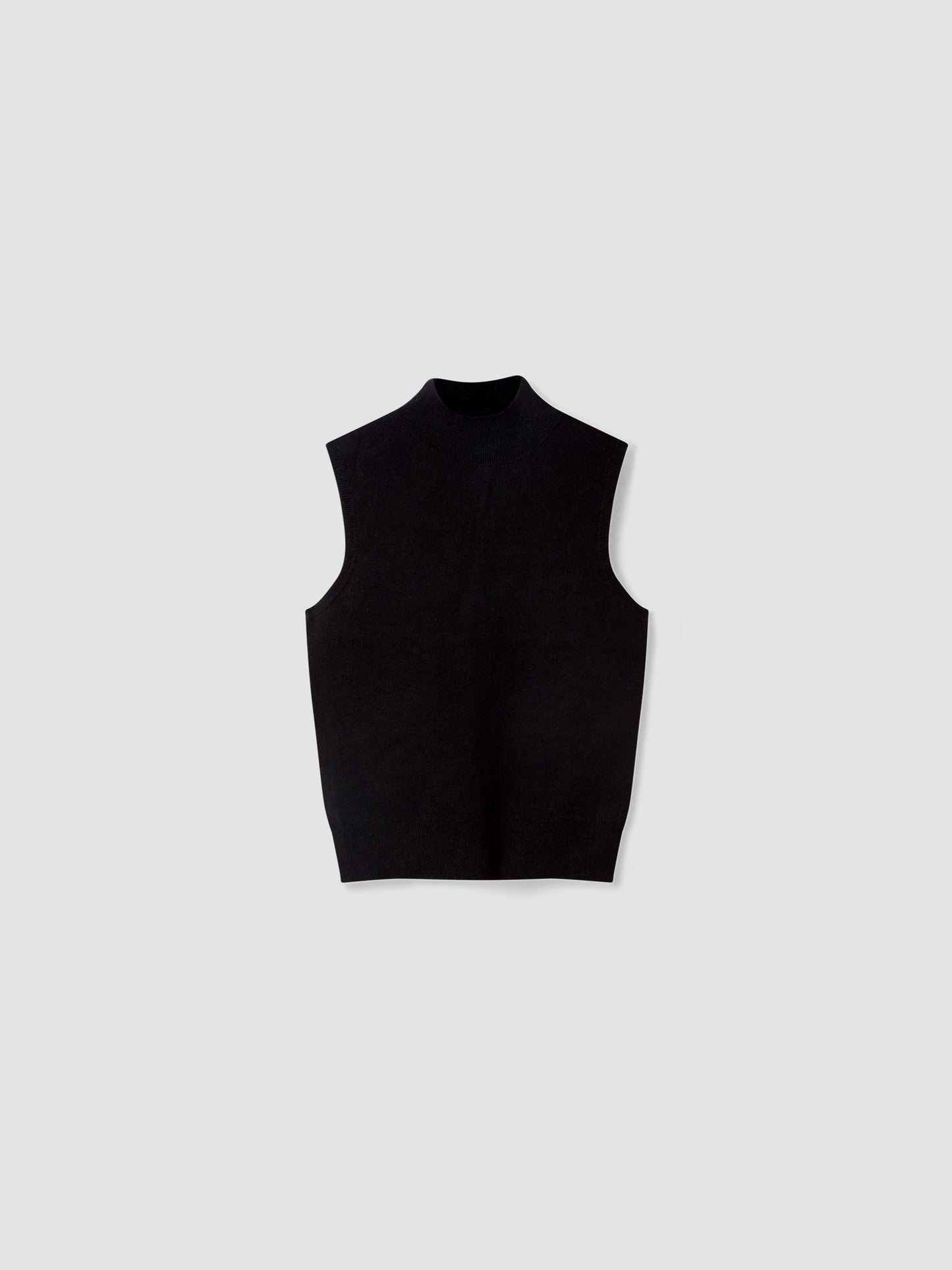 Top June Mock-Neck - černá