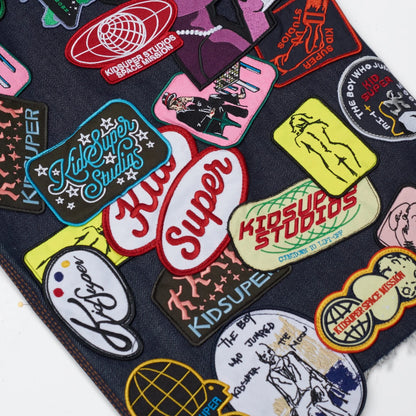 Shots Denim Patches Black