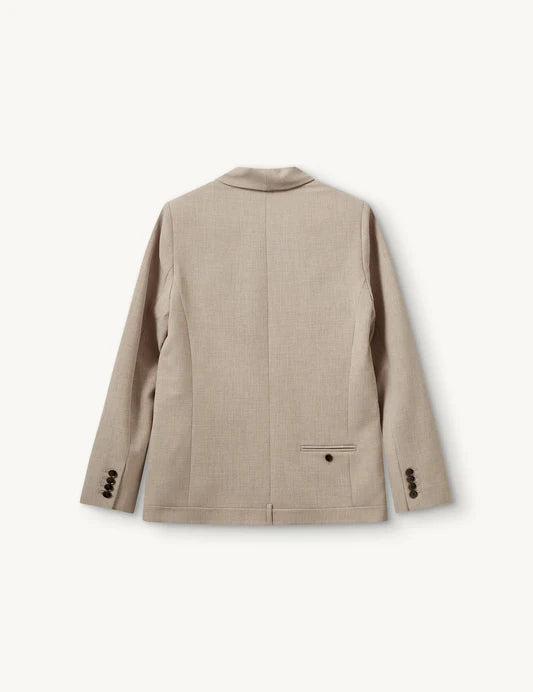 Blazer Pisano Tuxedo Melange Beige