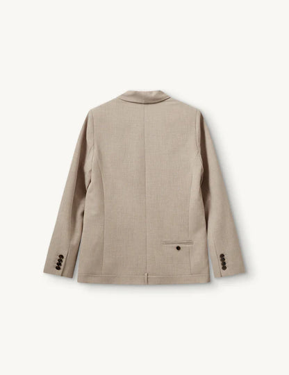 Blazer Pisano Tuxedo Melange Beige