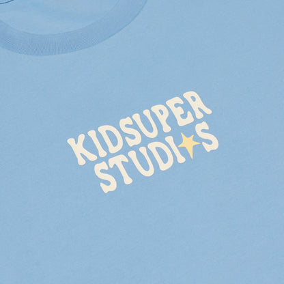 T-shirt Boy Moon Blue