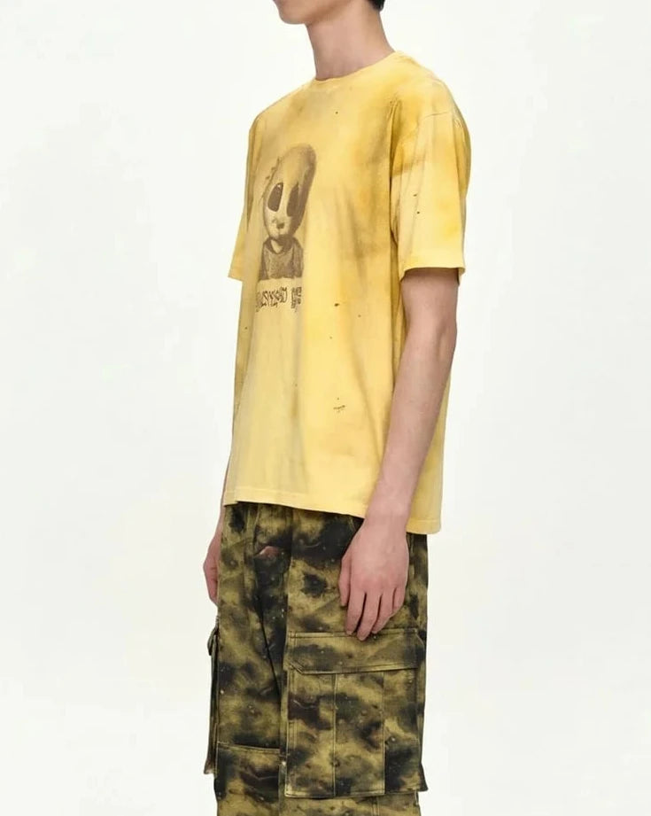T-shirt Alien Machinery Yellow