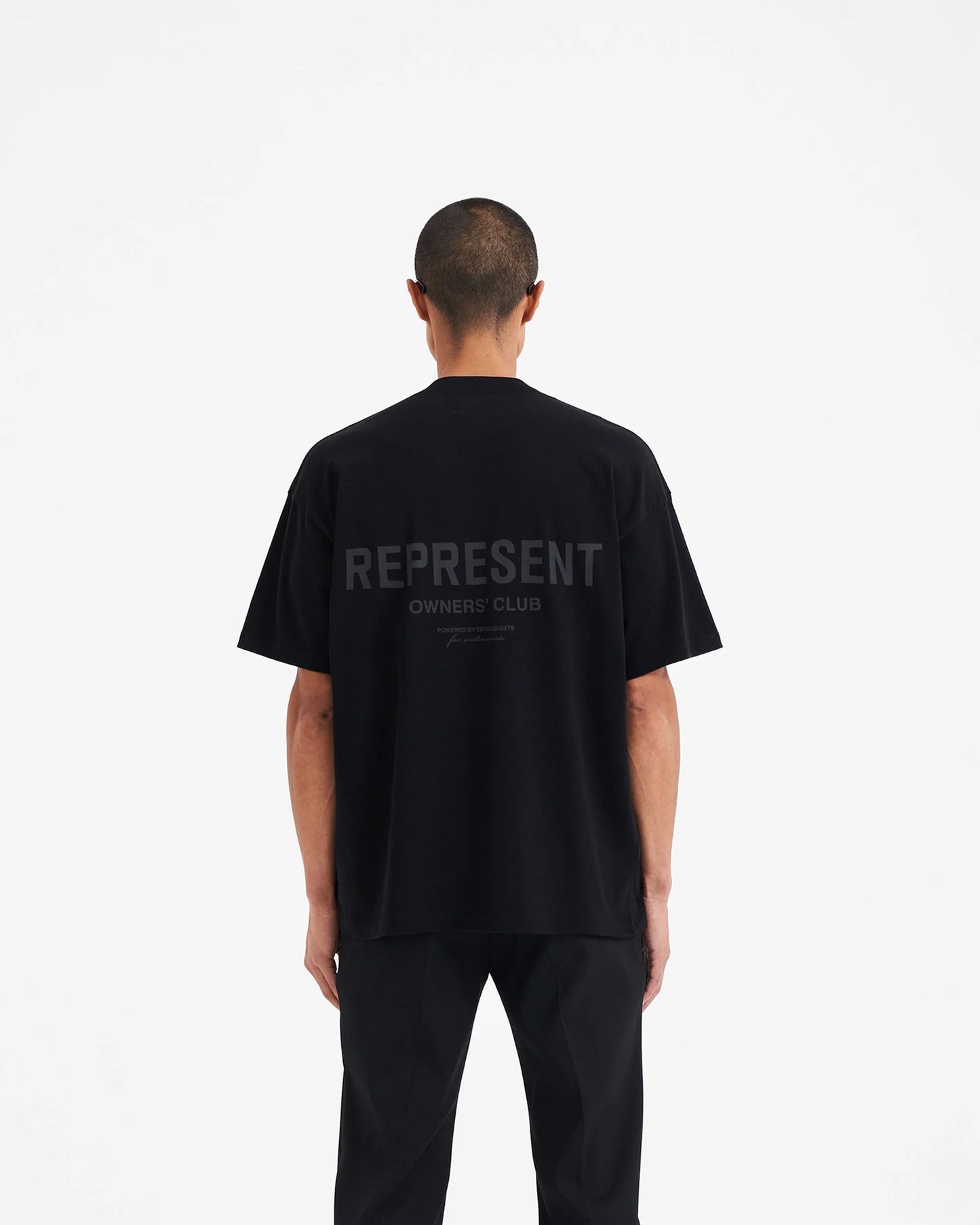 T-shirt Owners Club Black Reflective