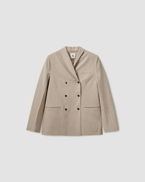 Blazer Pisano Tuxedo Melange Beige