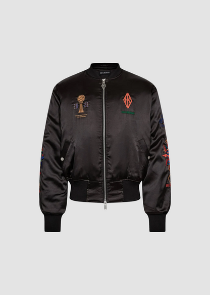 Bomber Champions Satin Brown