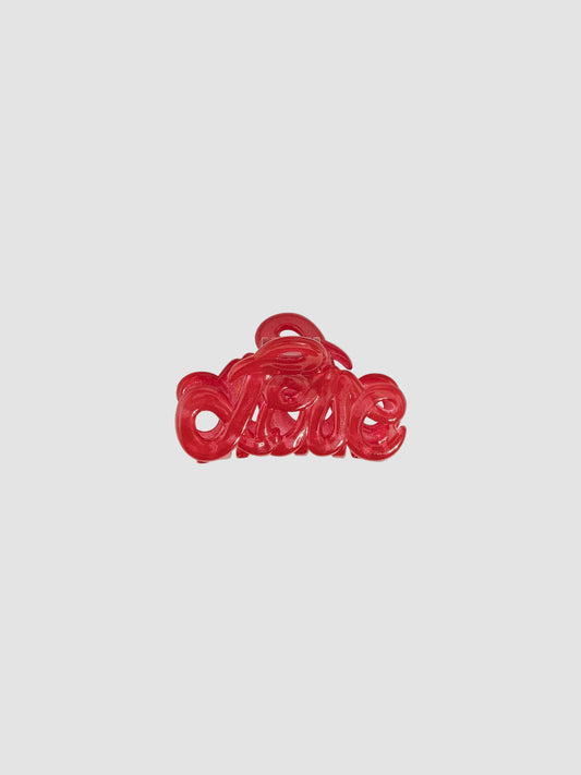 Hair Clip Love Red Small