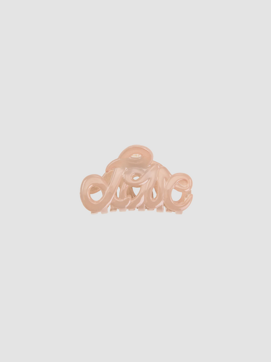 Hair Clip Love Nude Small