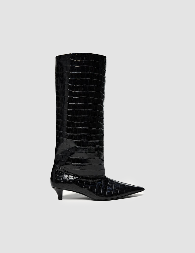 Boots Gigi Croco Black