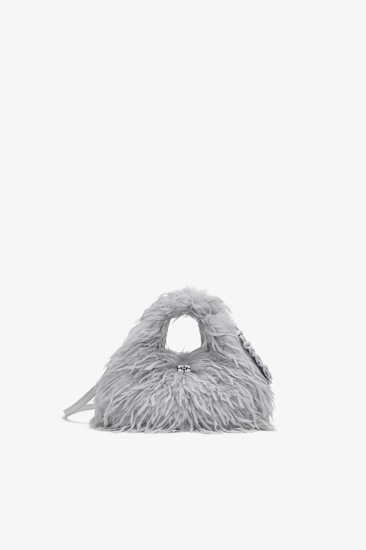 Bag Hobo Mini Feather Grey