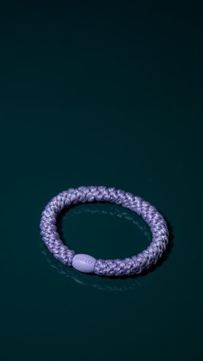 Hair Tie Violet Glitter