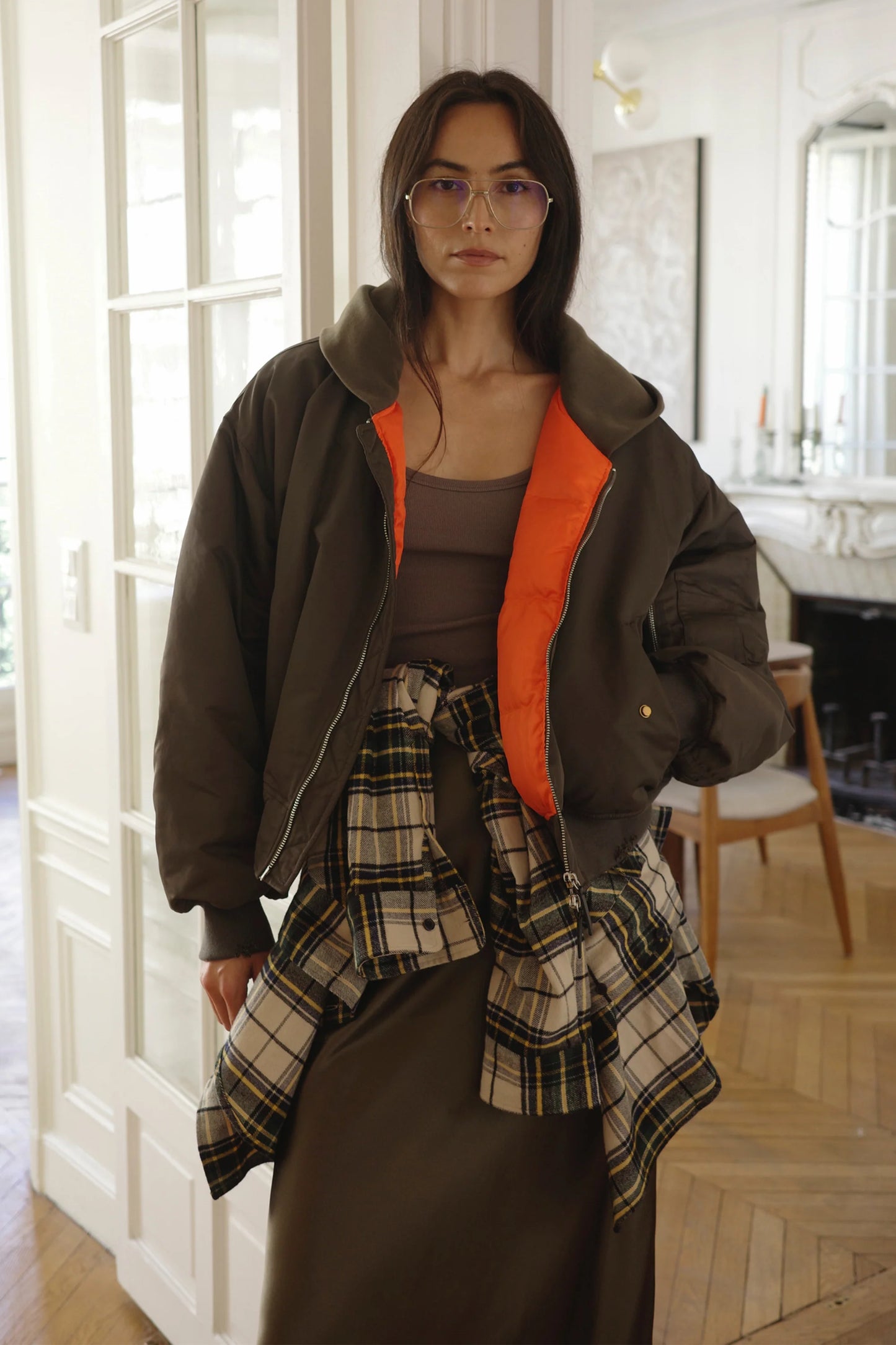 Bomber Jacket The Getty Olive