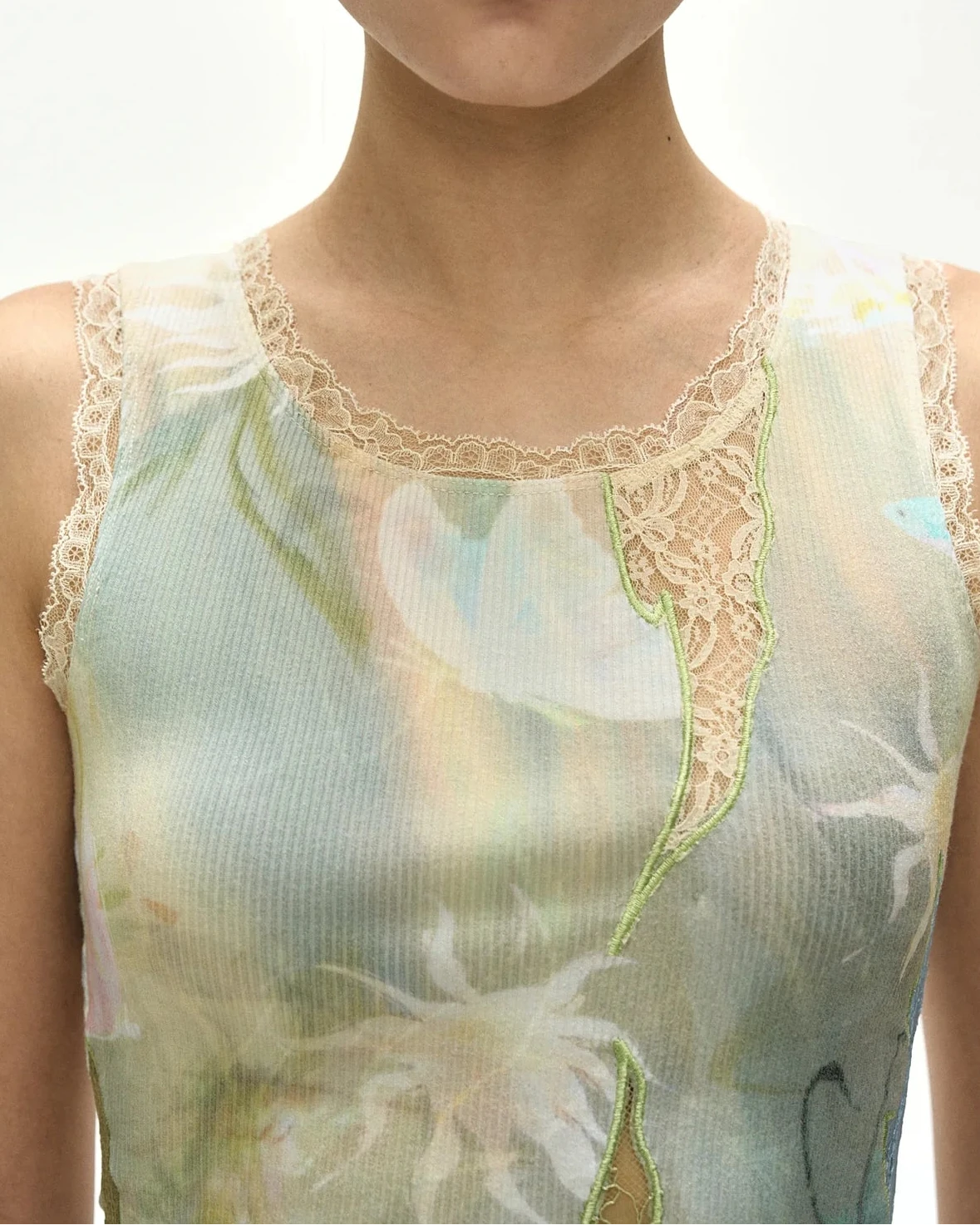 Tank Top Fish & Butterfly Multi