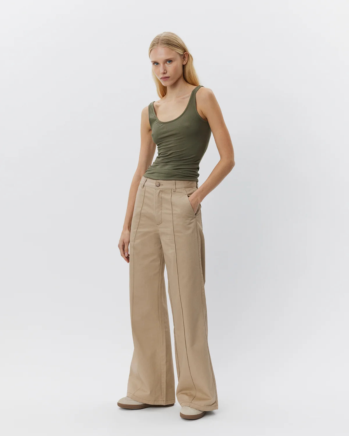 Top Diza Army Green