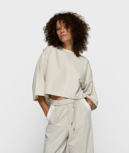 Sweatshirt Shoulder Gathering Cream