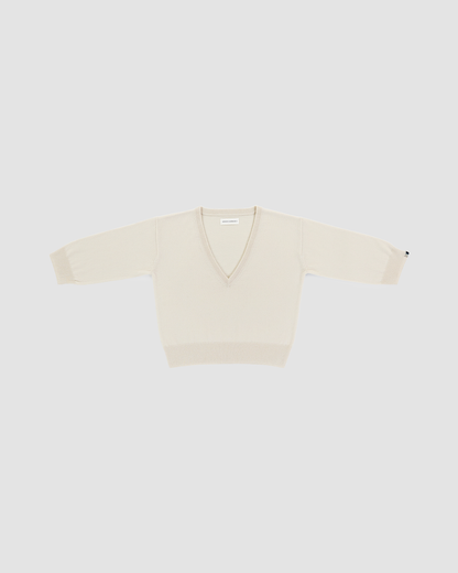 Sweater n491 Pearl Bone
