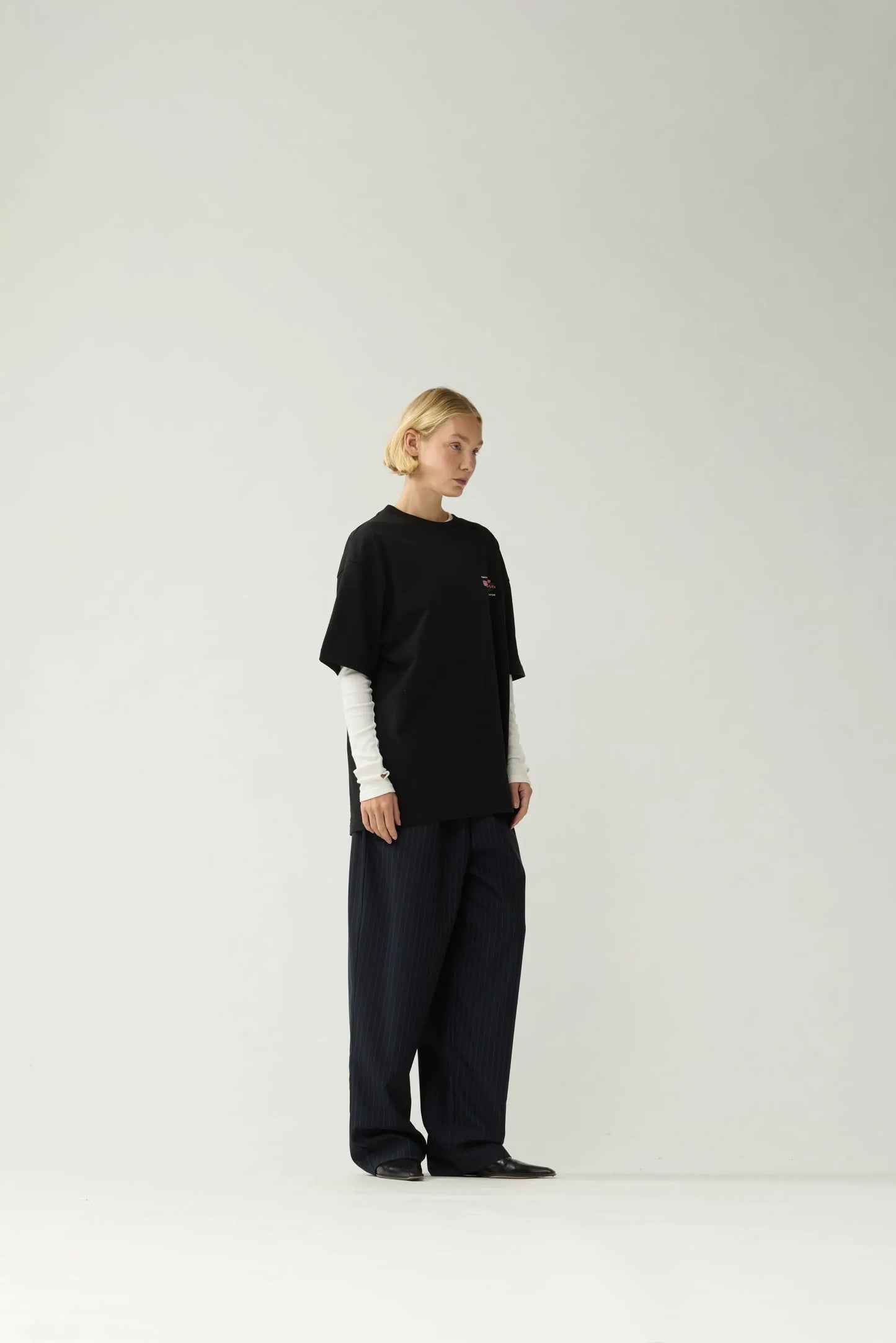 T-shirt Lilies Black