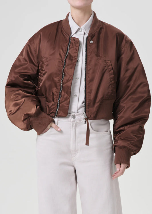 Bomber Jacket Jett Copper Brown