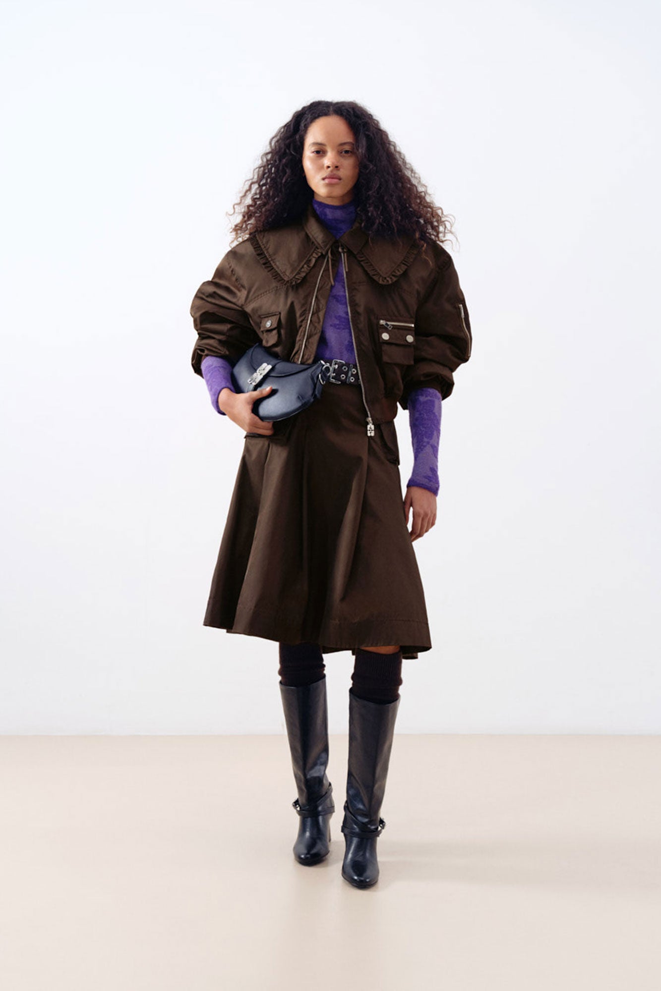 Bomber Jacket Duchesse Brown