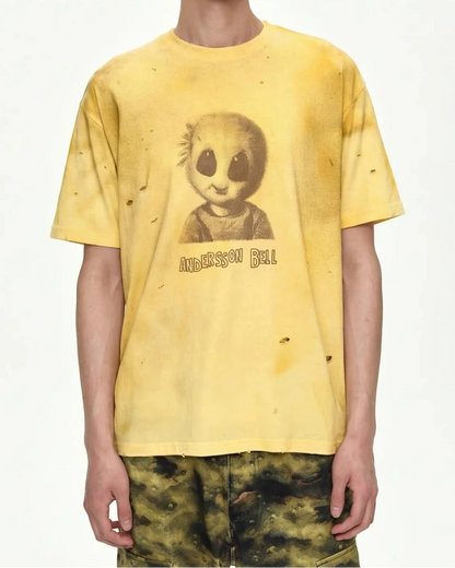 T-shirt Alien Machinery Yellow