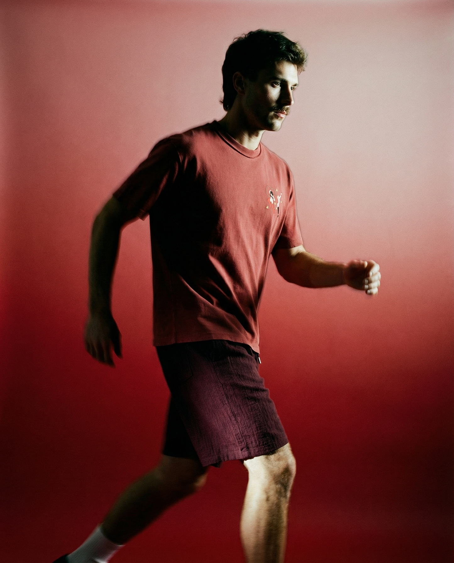 T-shirt Romance Off-Red