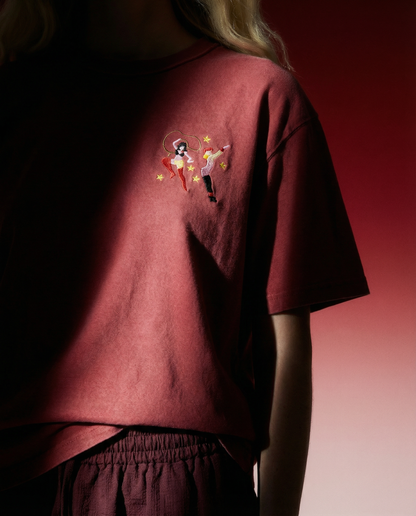 T-shirt Romance Off-Red