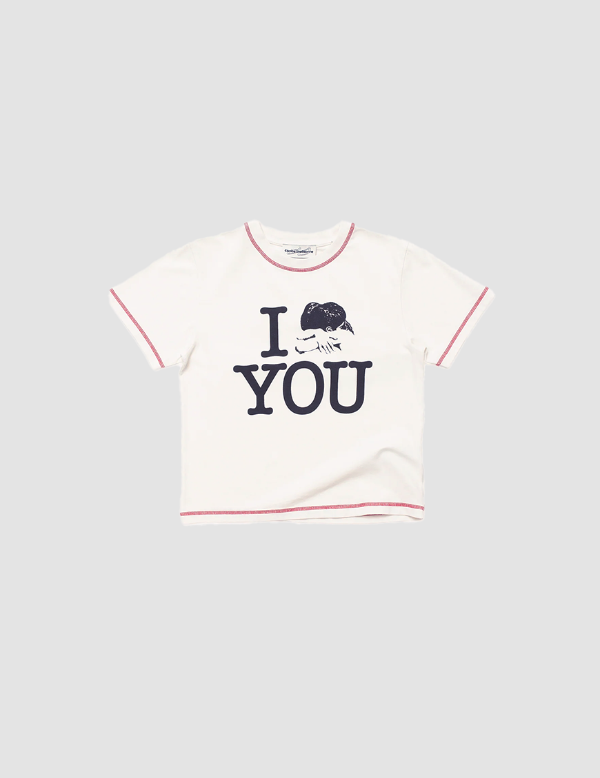 T-shirt Love You Tender White