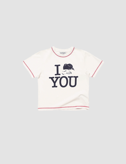 T-shirt Love You Tender White