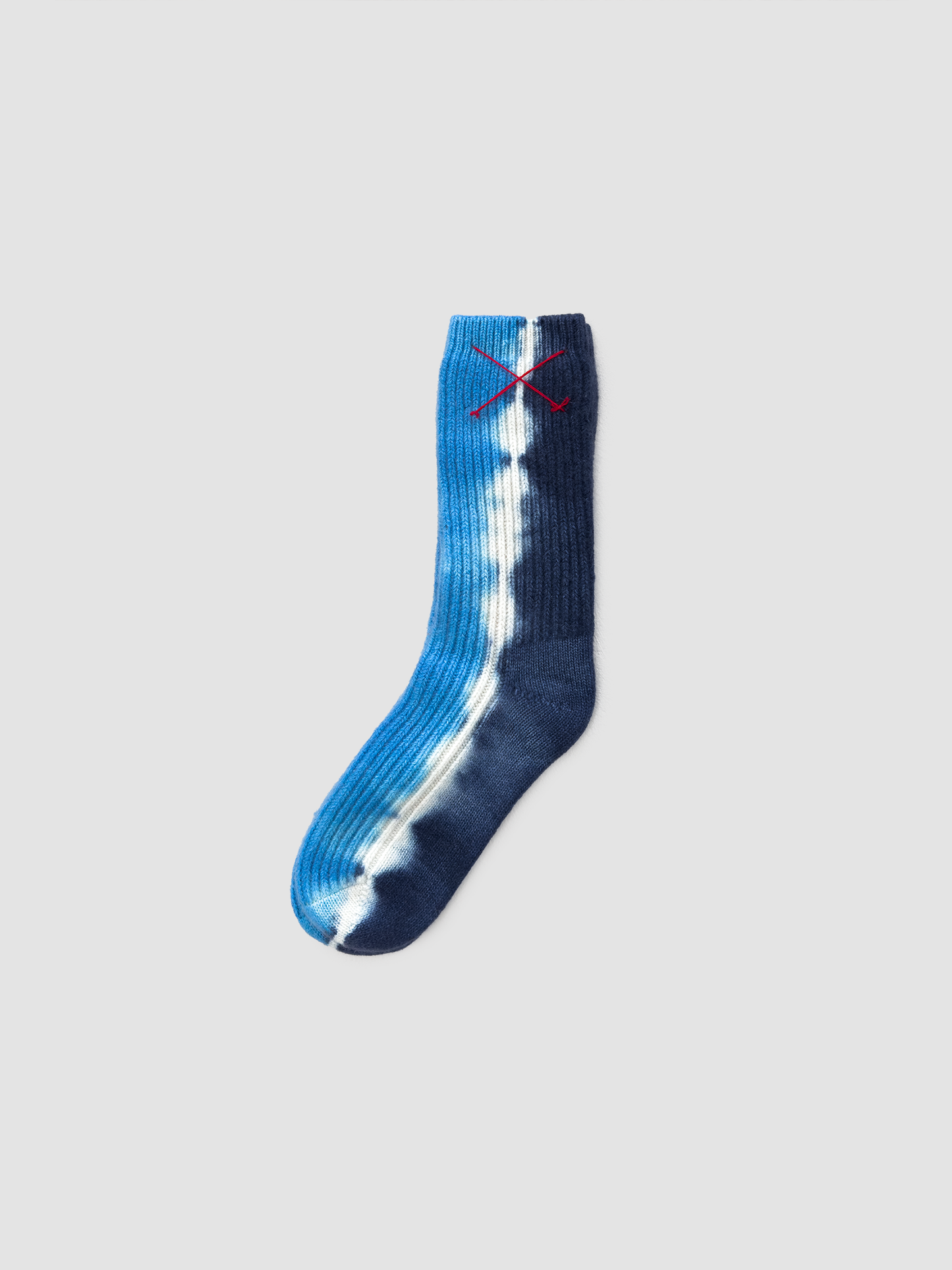 Cashmere Socks Funky Navy & Blue