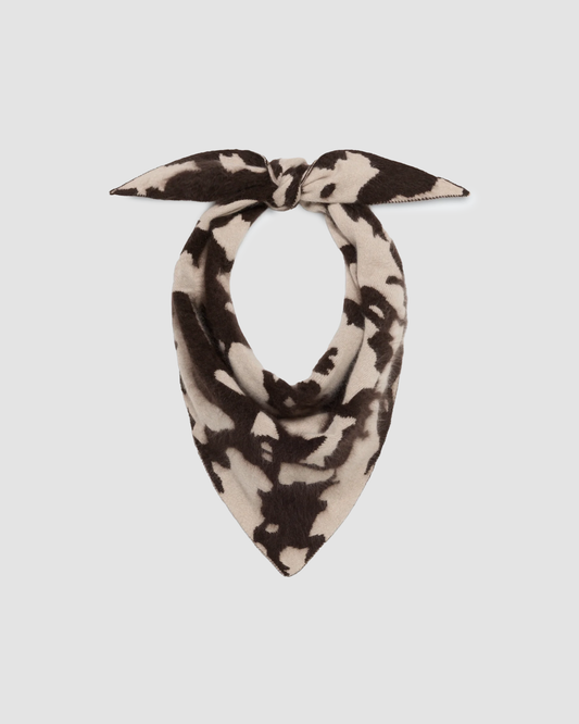 Scarf Wild Rag Grizzly Cowhide