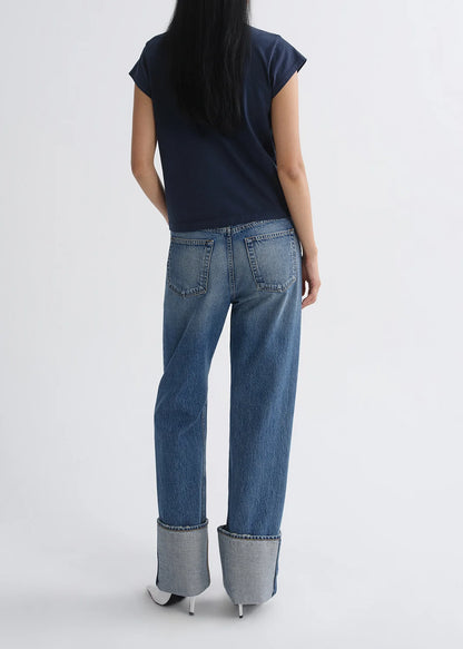 Jeans Big Cuff Blue