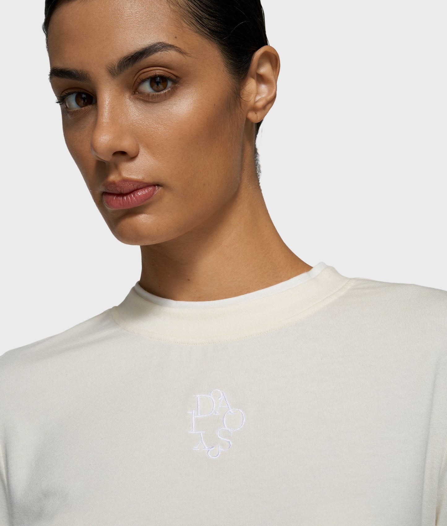 T-shirt Double Longsleeve Pearl Cream