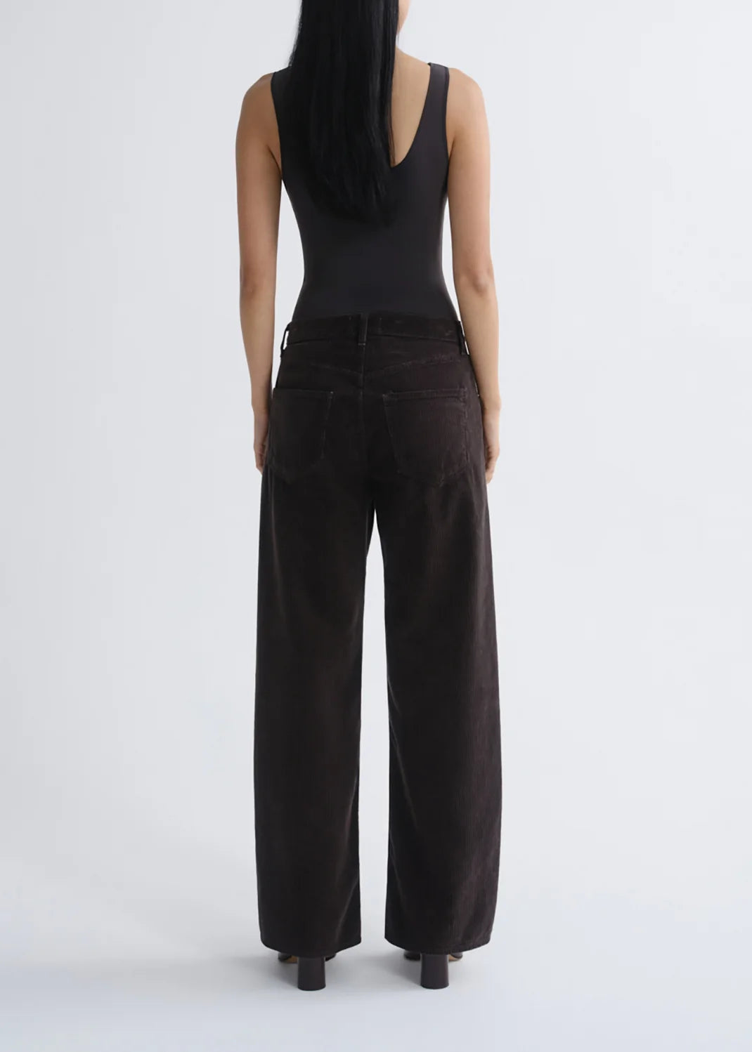 Jeans Low Curve Corduroy Brown