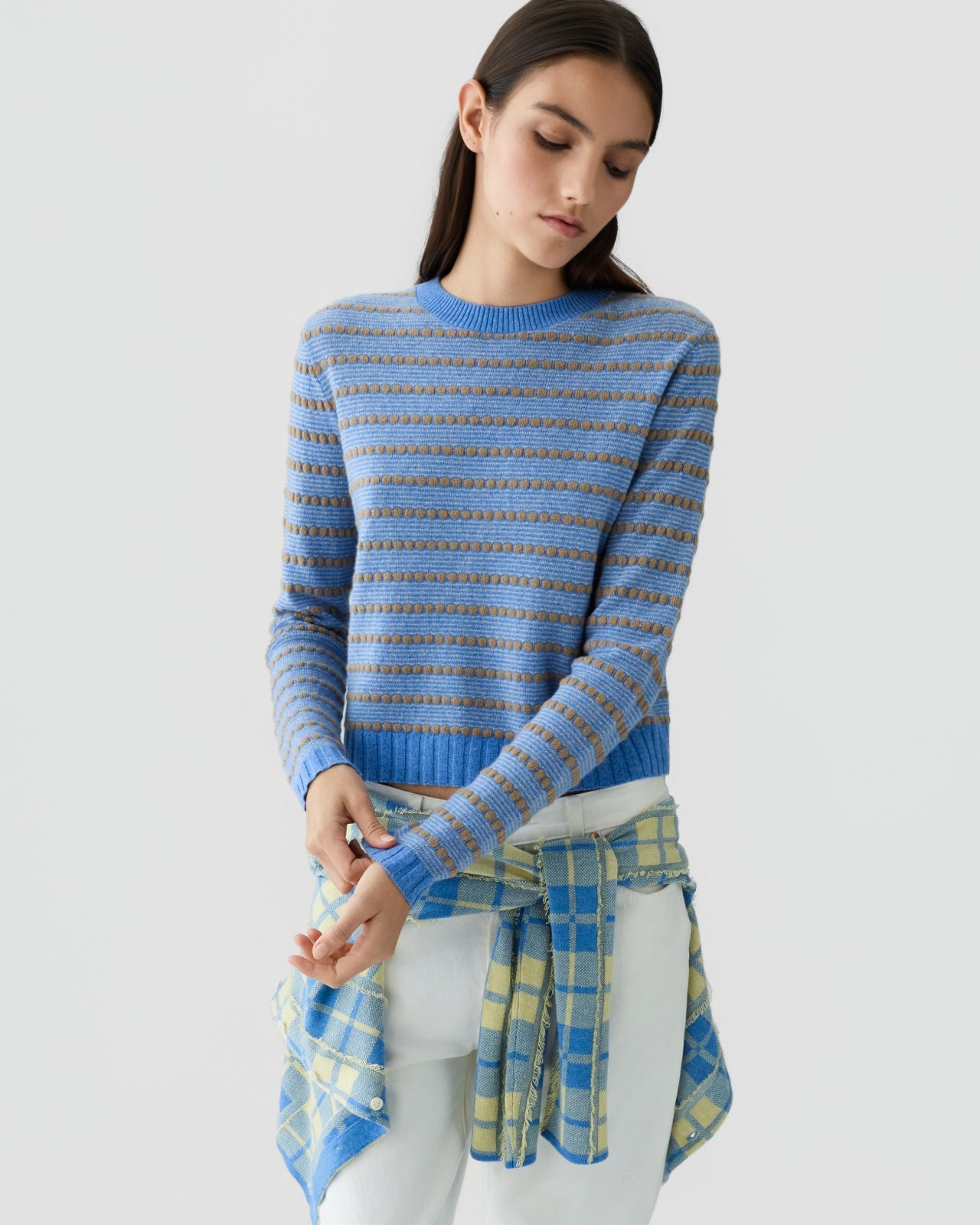 Sweater Pebble Stripe Blue