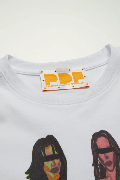 T-shirt Lap Dance Longsleeve White
