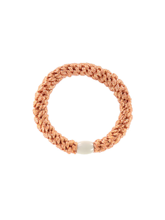 Hair Tie Glitter Peach