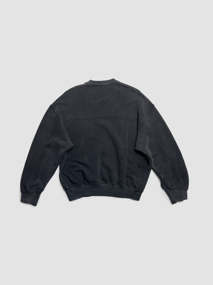 Sweatshirt Relax Terry Smoke Black