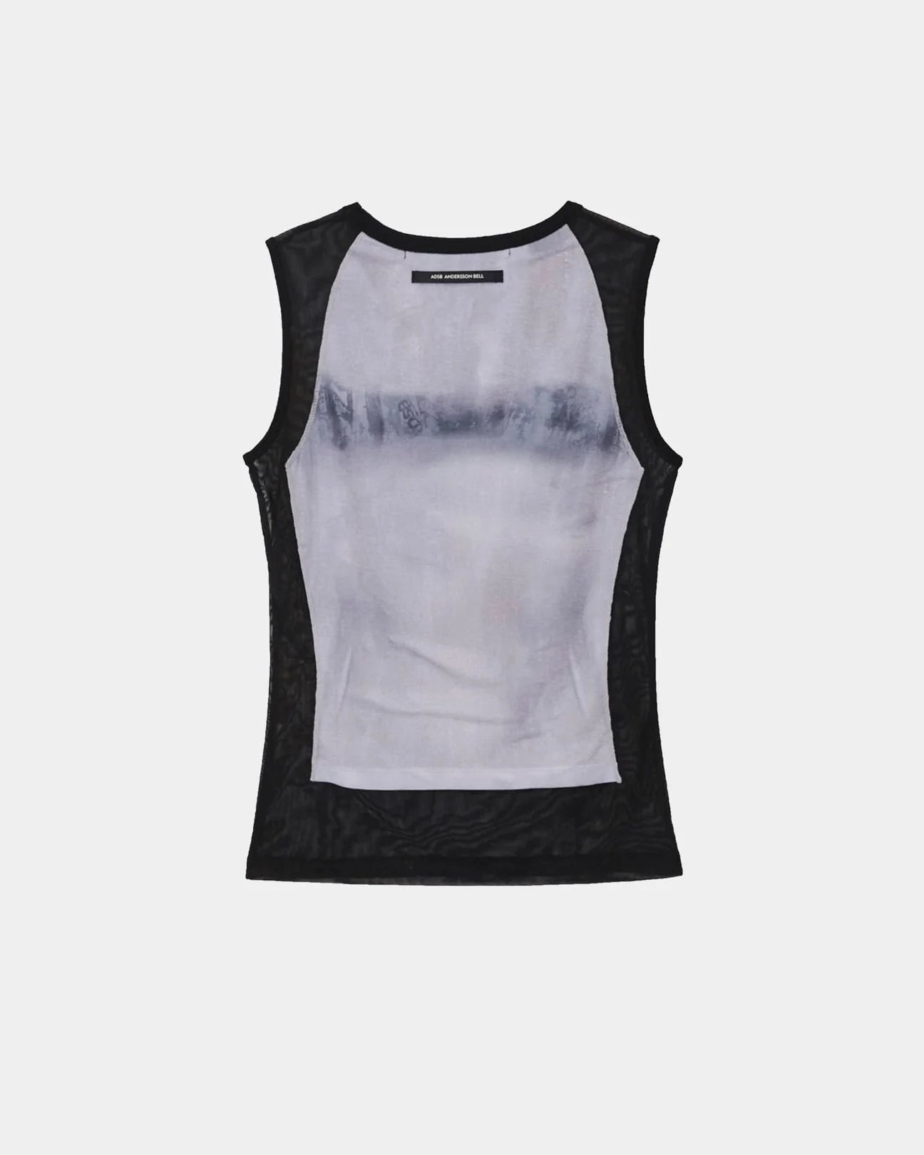 Top Wet-Printed White & Black