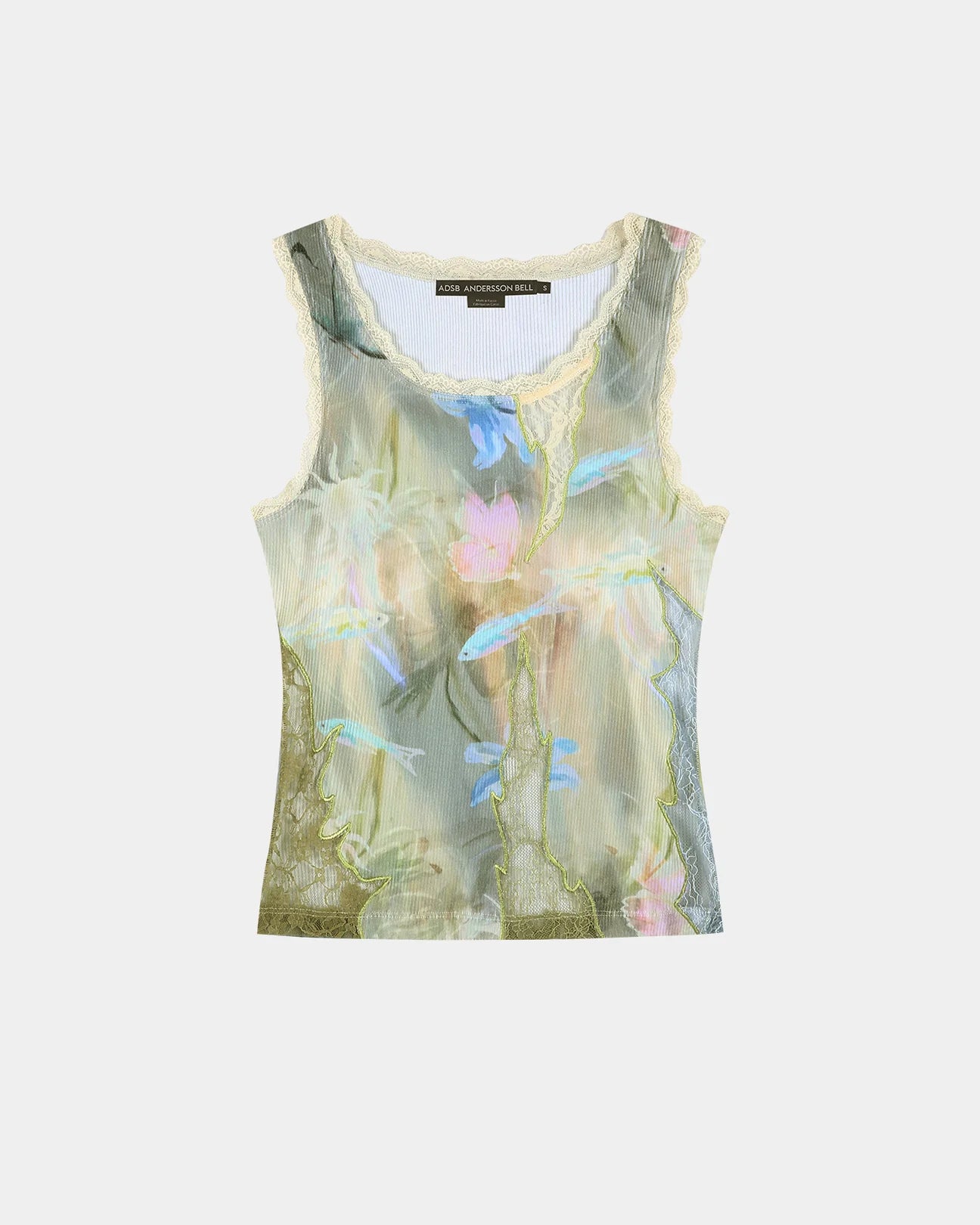 Tank Top Fish & Butterfly Multi