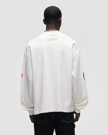 T-shirt Yuma Longsleeve Blanc