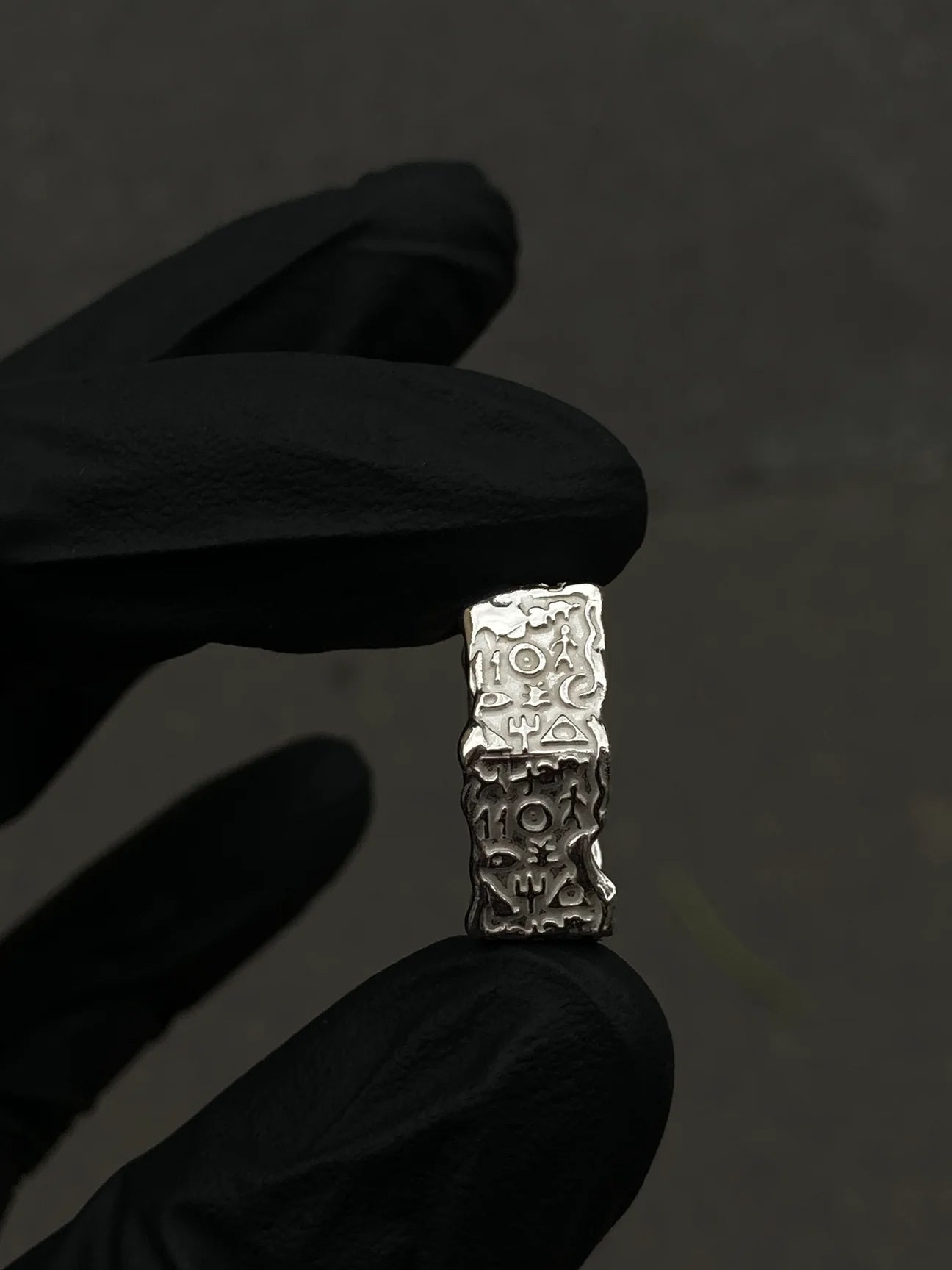 Ring Glyphs Small Silver