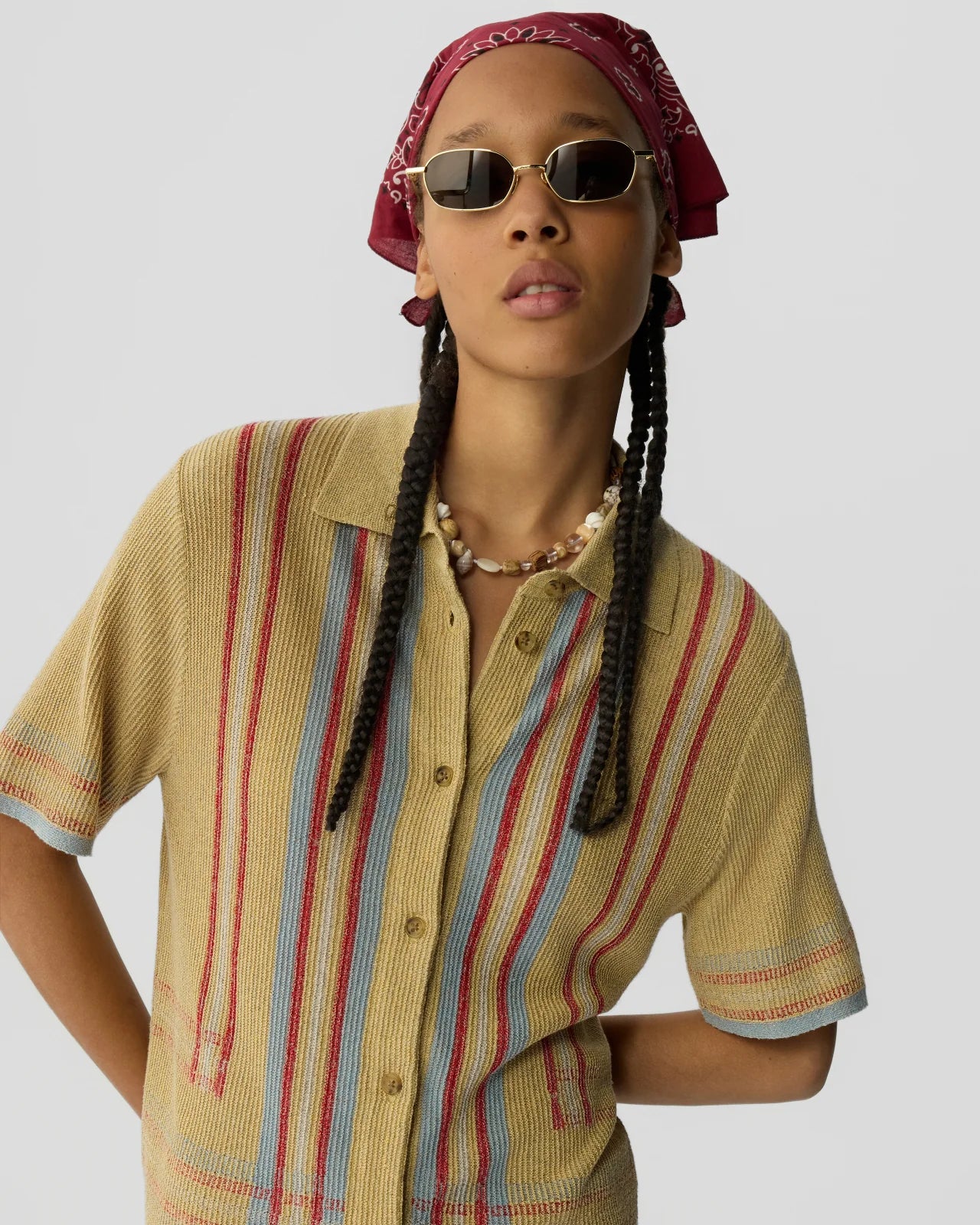 Shirt Havana Sandstone Red Striped