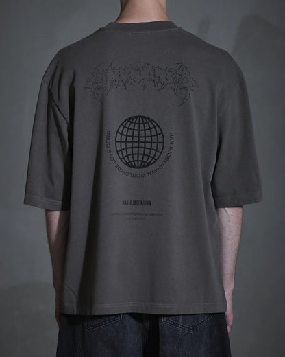 T-shirt Corp Dusty Brown