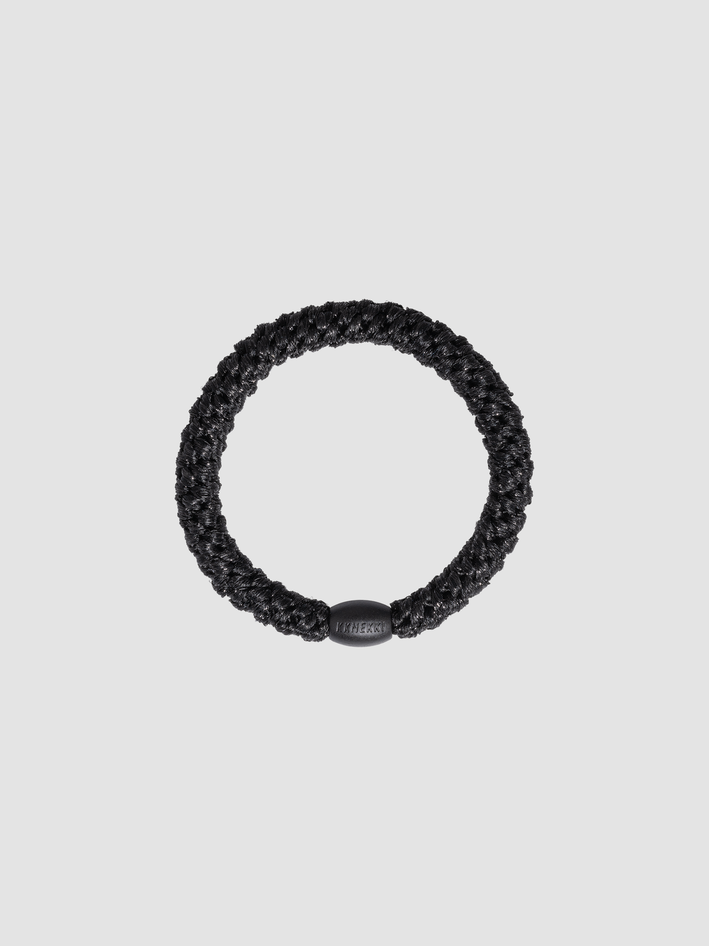 Hair Tie Glitter Black