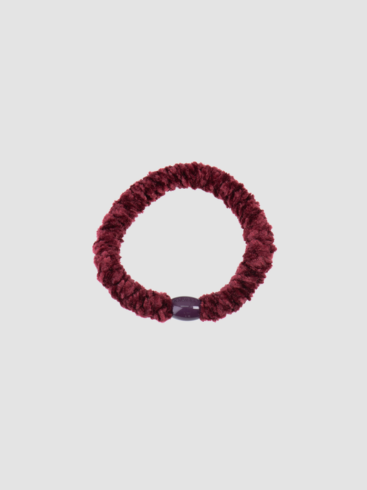 Hair Tie Velvet Bordeaux